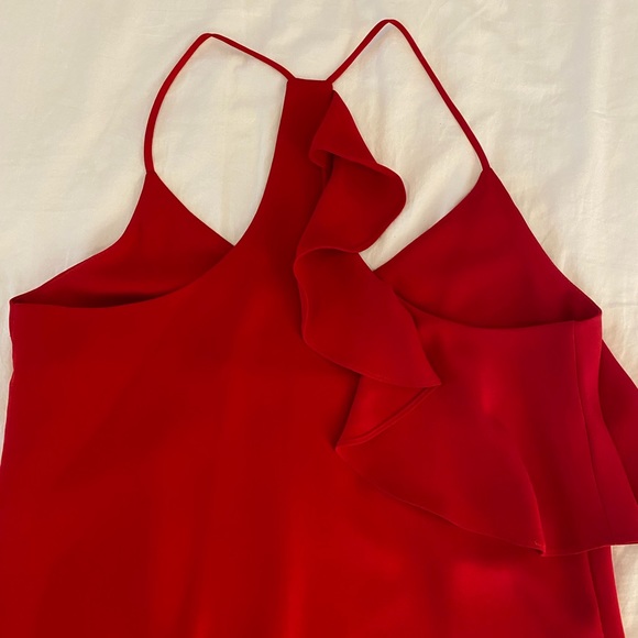Amanda Uprichard Red Ruffle Top - Picture 7 of 9